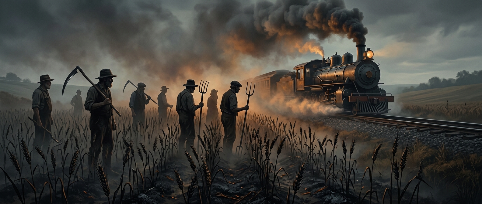 Farmers once thought steam trains would poison their fields