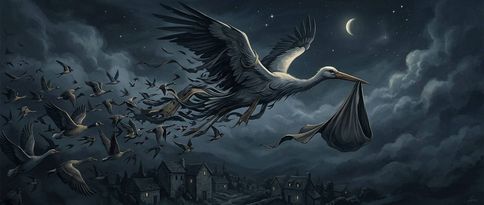 Why storks became symbols of babies