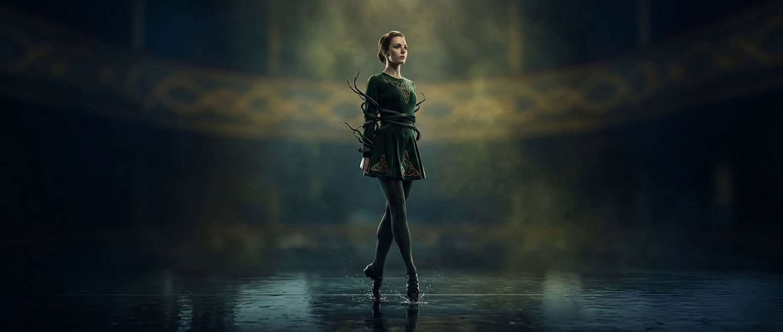 Why Irish dancers keep their arms still