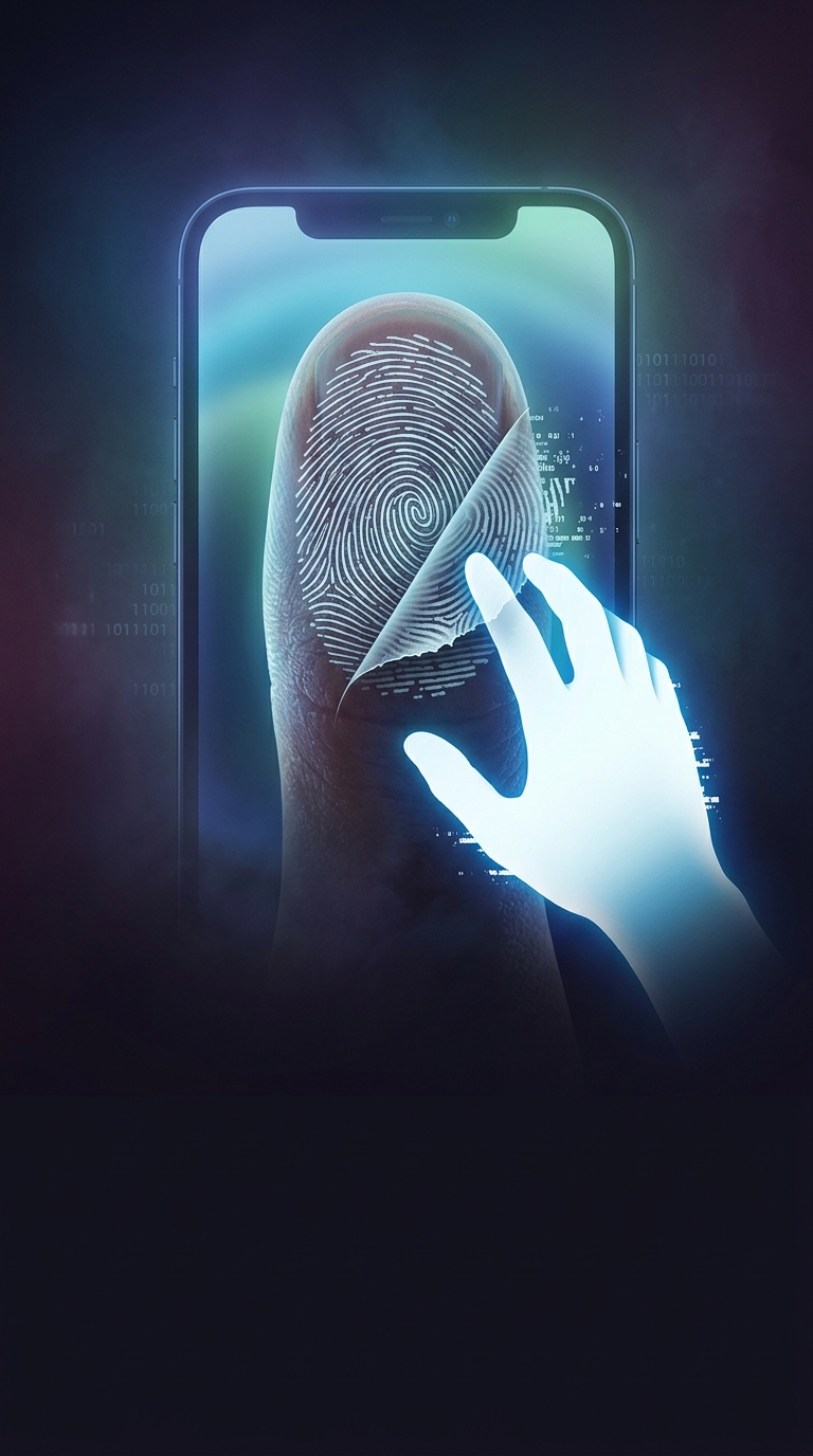 How did hackers shockingly manage to easily bypass the sophisticated fingerprint scanners on early smartphones?