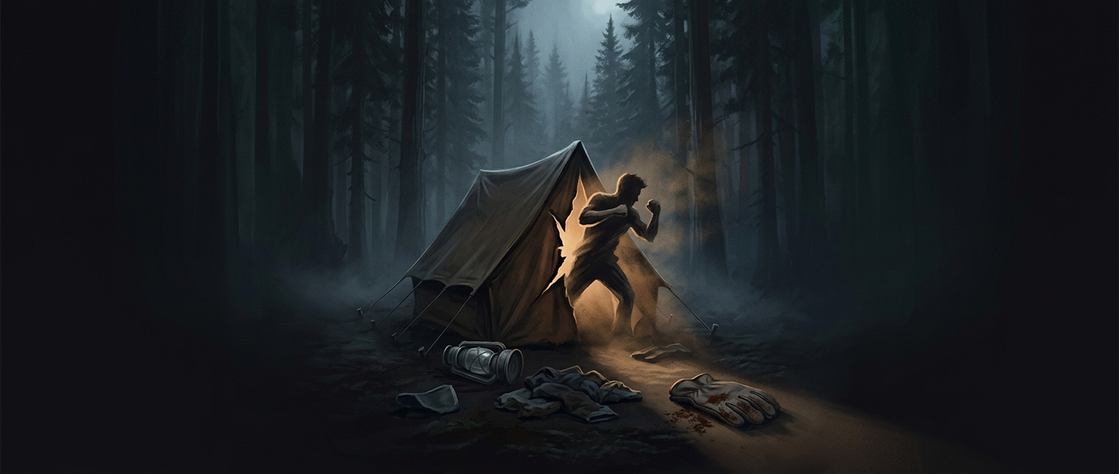 The camping fight that inspired Fight Club