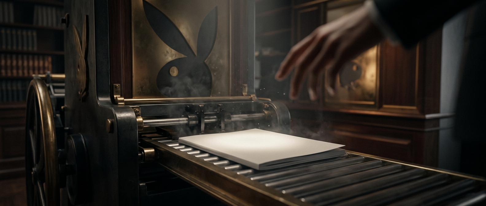 Playboy выпустил свой первый номер без даты