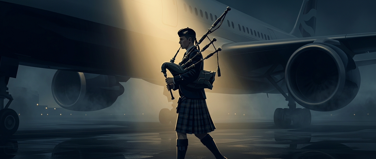 Why bagpipes can cause trouble at airport security