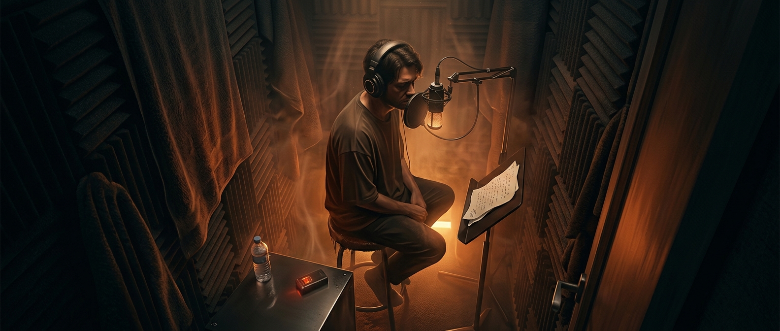 Why audiobook narrators record in tiny hot booths