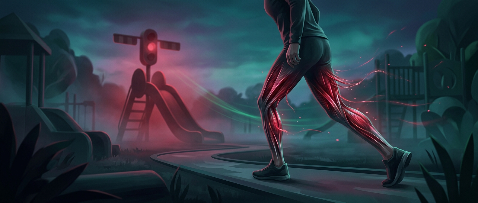 Why freezing mid-stride can make your leg pop