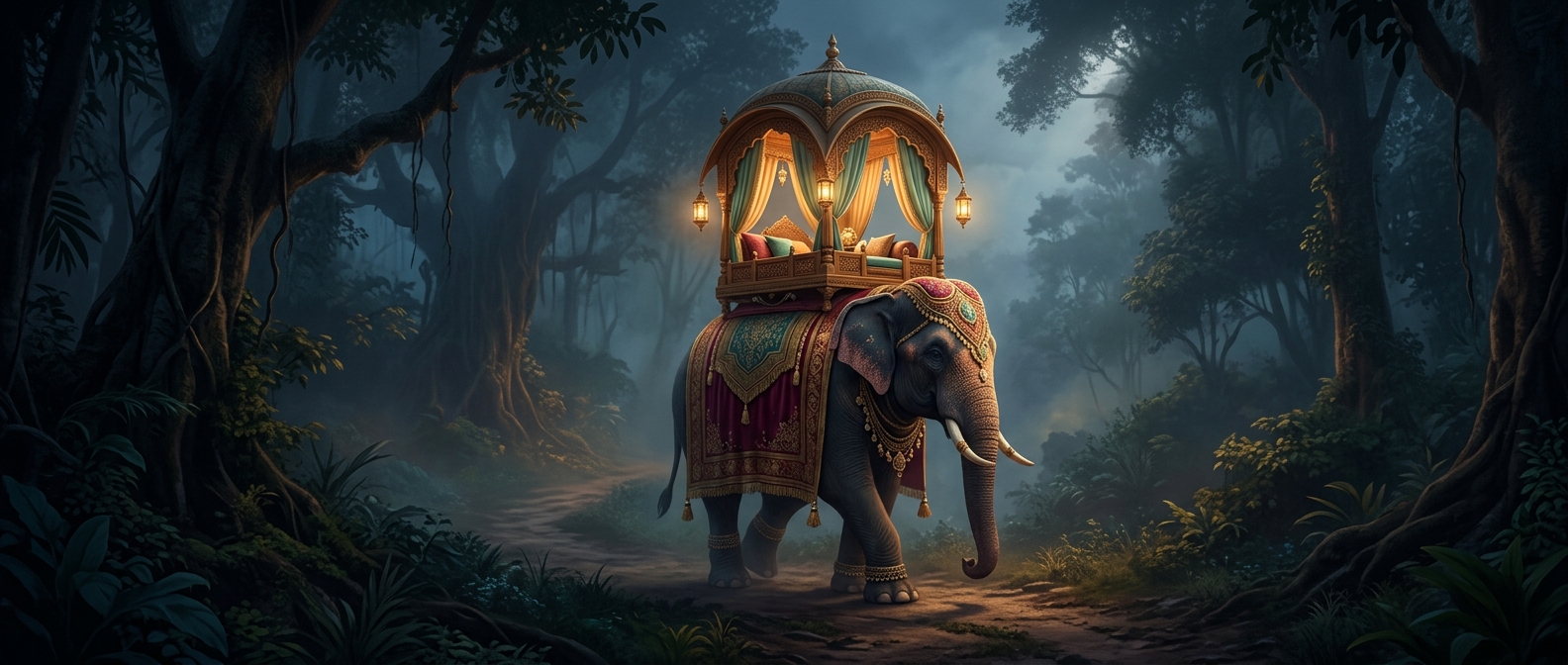 The tiny houses once strapped to elephants