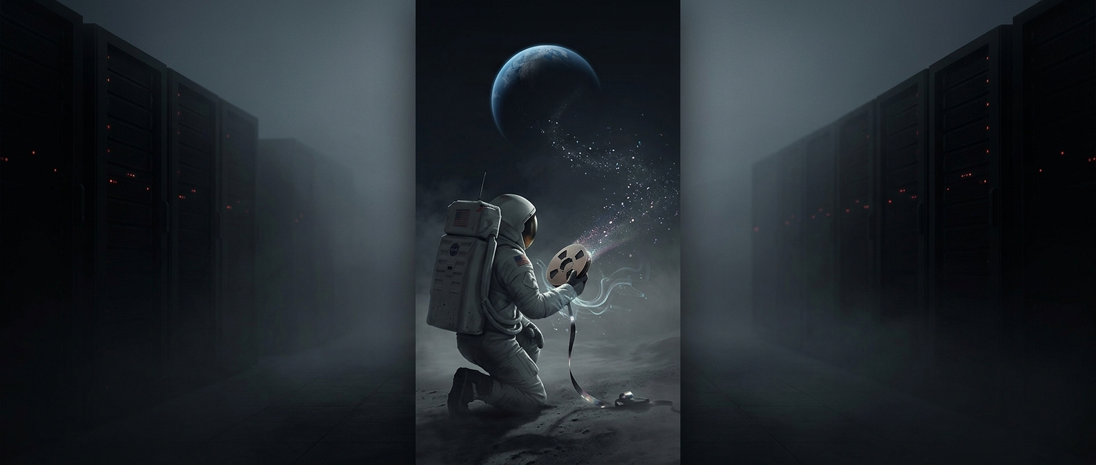 NASA erased the original moon landing tapes