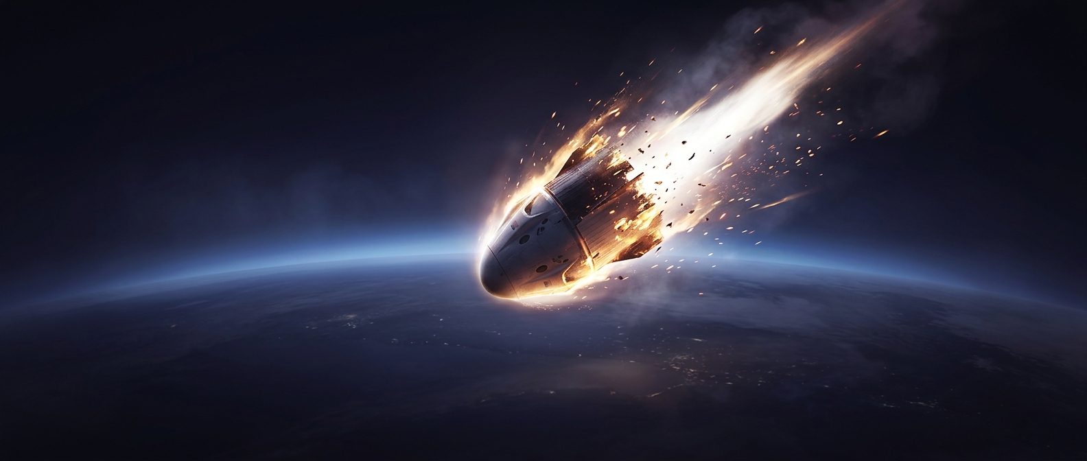 How space stations turn trash into fire
