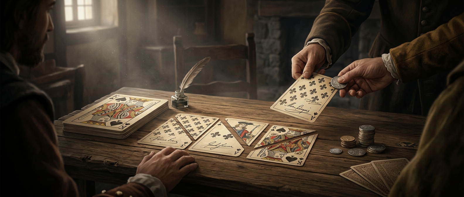 When playing cards became money in New France