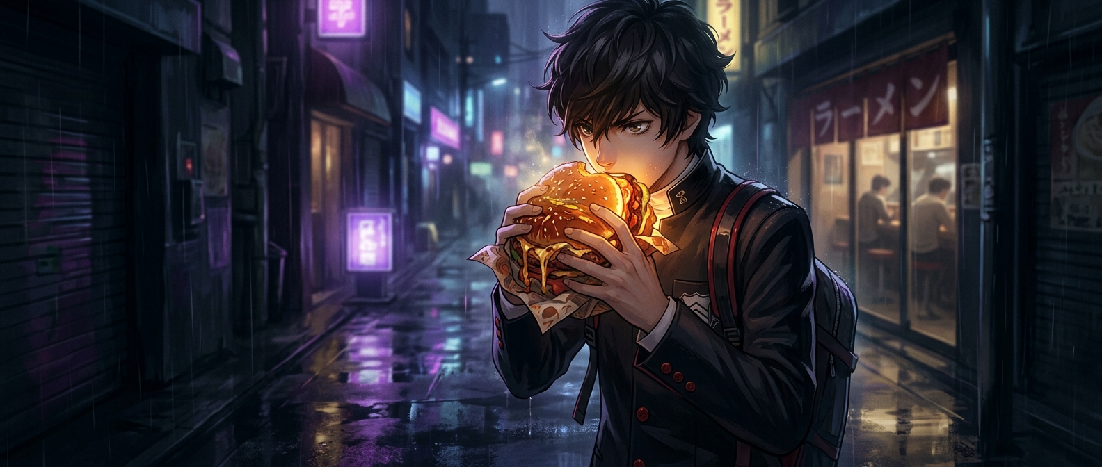 In Persona, burgers can make you braver