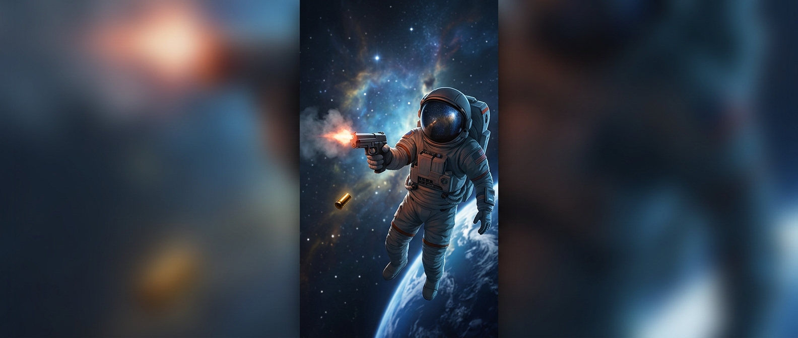 Guns can fire in the vacuum of space