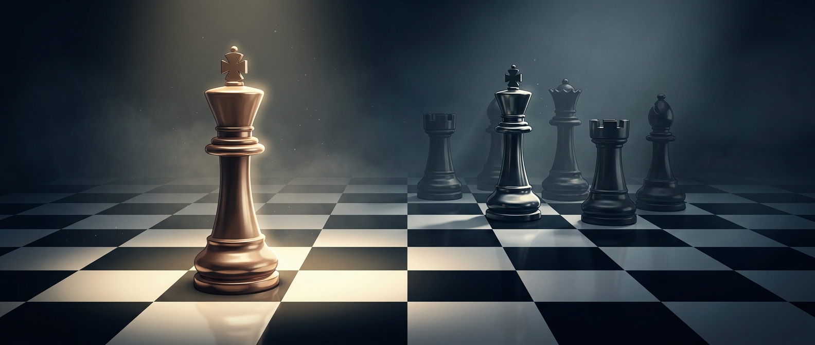 In chess, a winning position can end in a draw