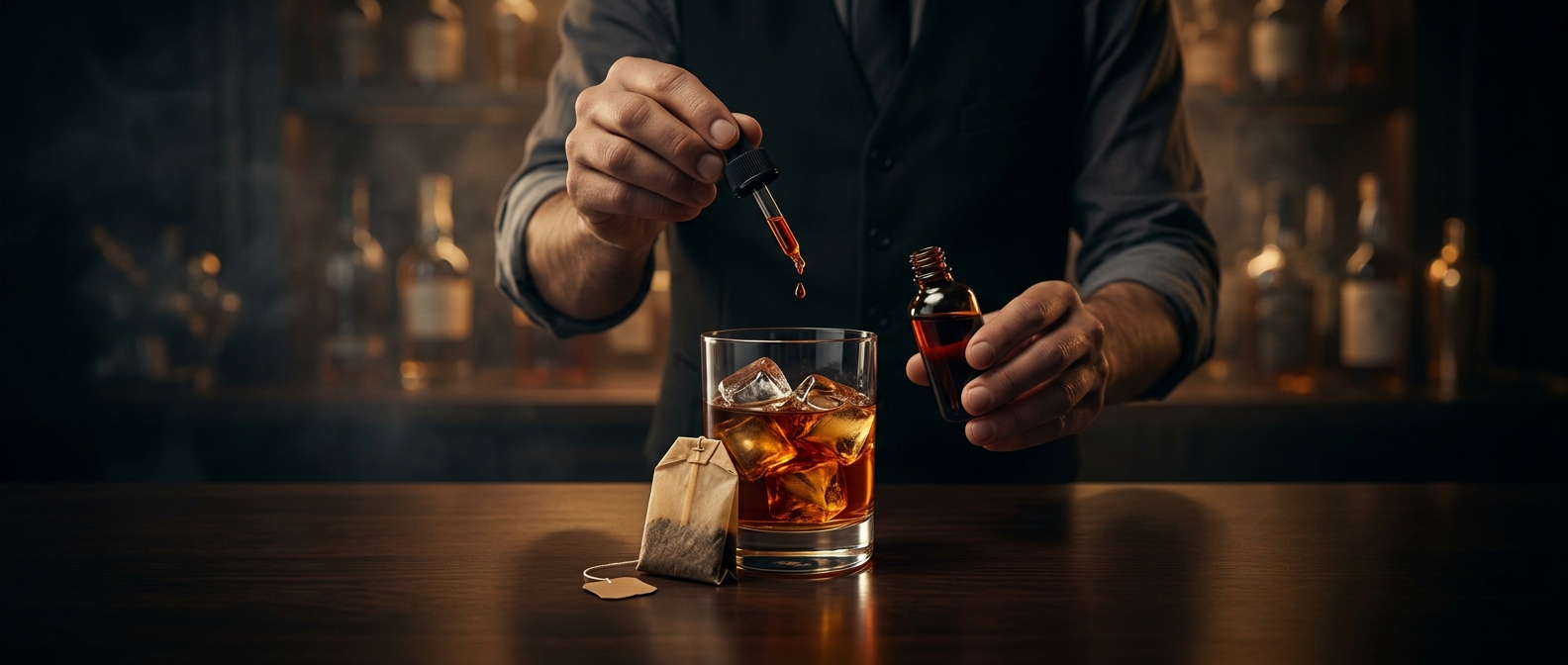 The movie whiskey that's really iced tea