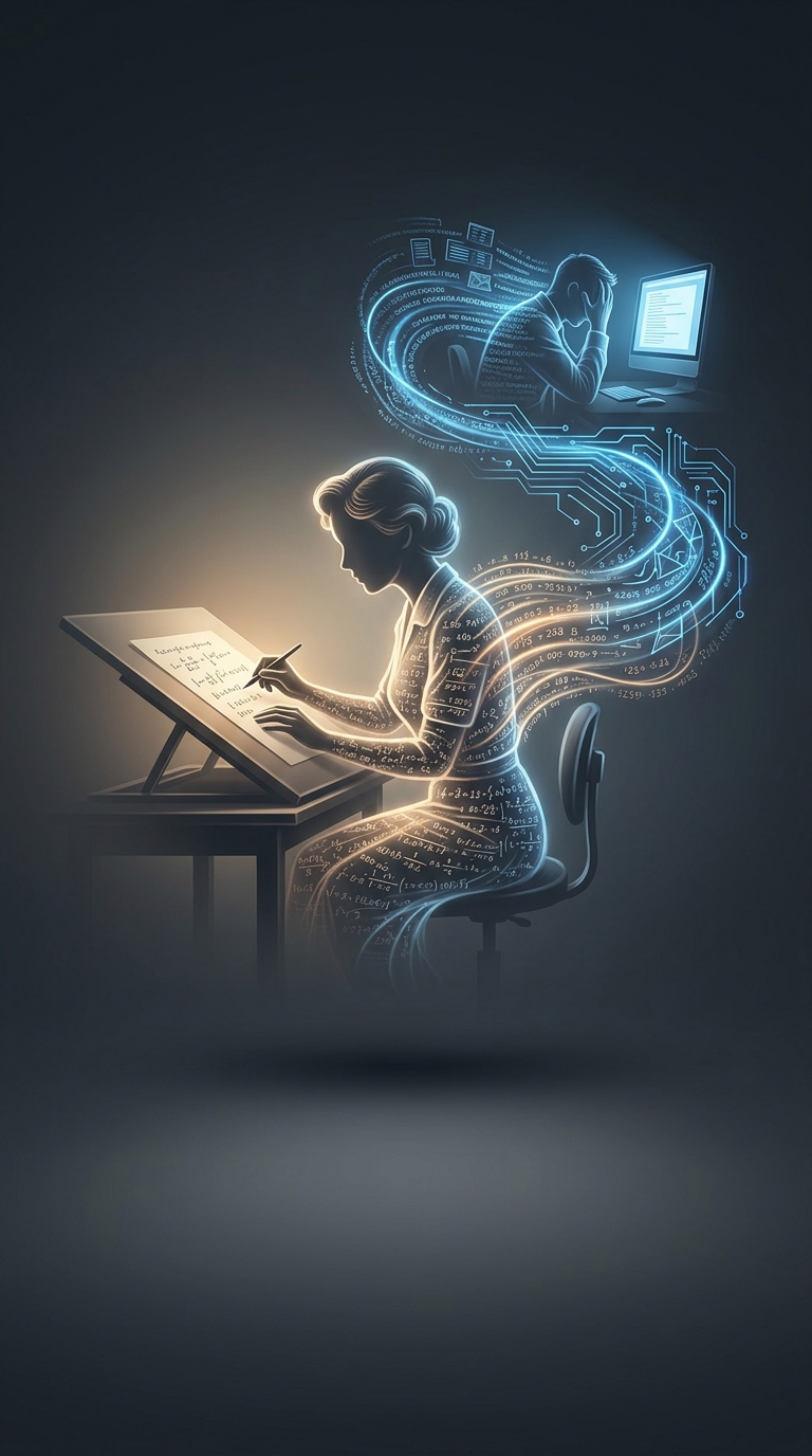 During the early to mid-twentieth century, the word computer did not refer to a machine at all, but was actually an official job title given to human beings, primarily women, who…