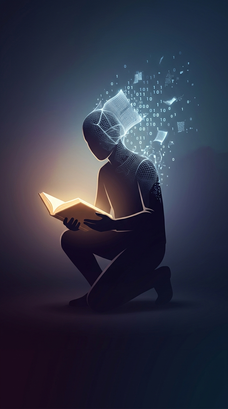 Why do humans actually remember significantly less of what they read on screens compared to physical books?