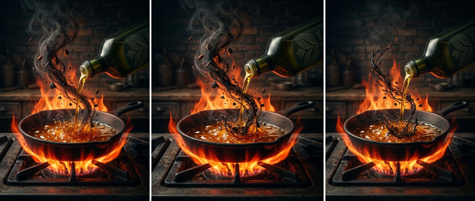 What high heat does to seed oils