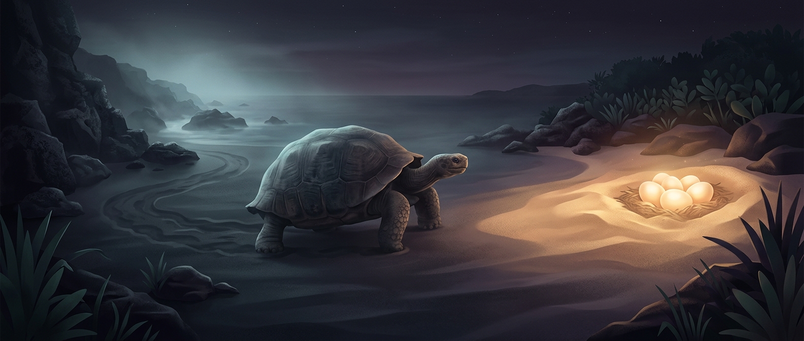 A 20-minute trip can take tortoises weeks