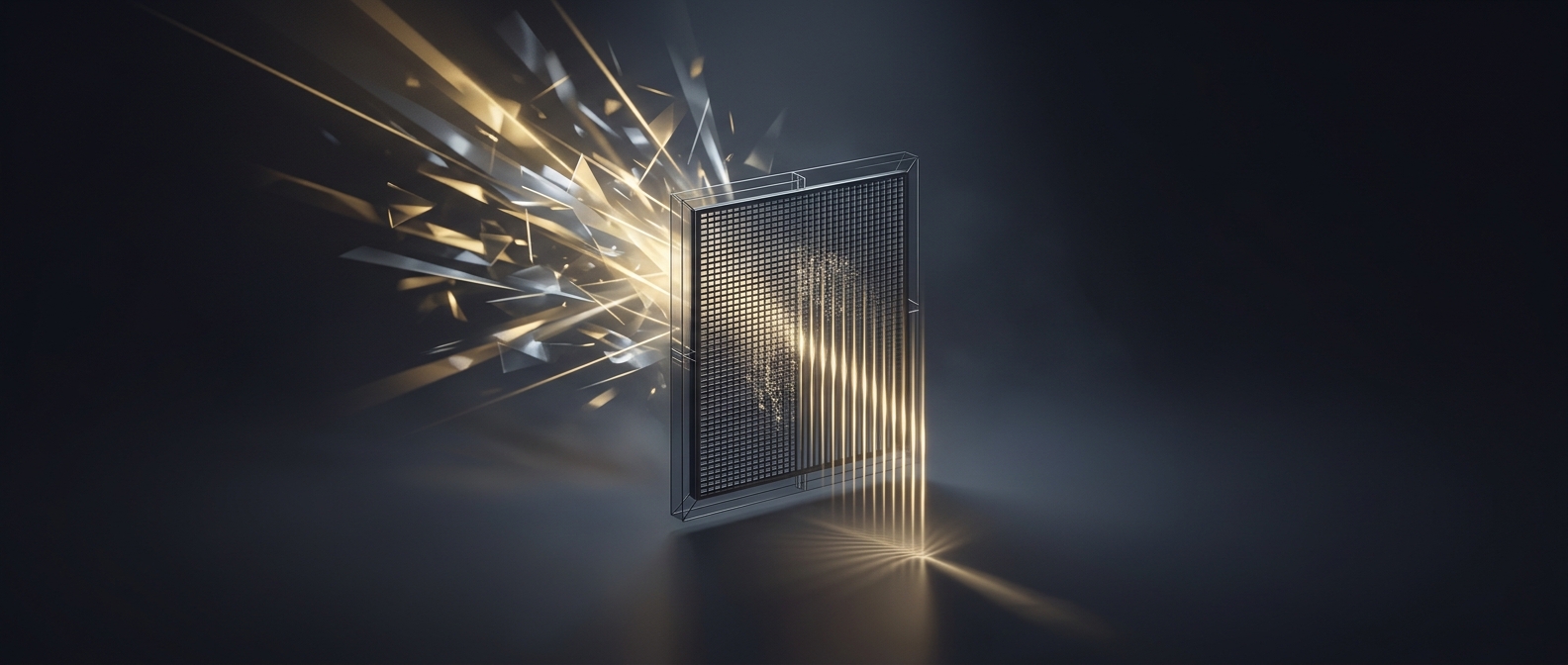 Polarization filters block specific light wave angles