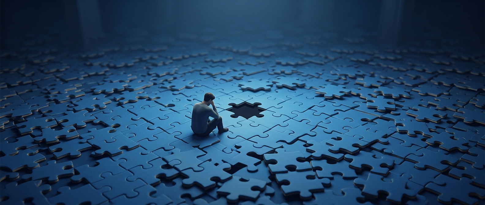 The heartbreak of finding one puzzle piece missing