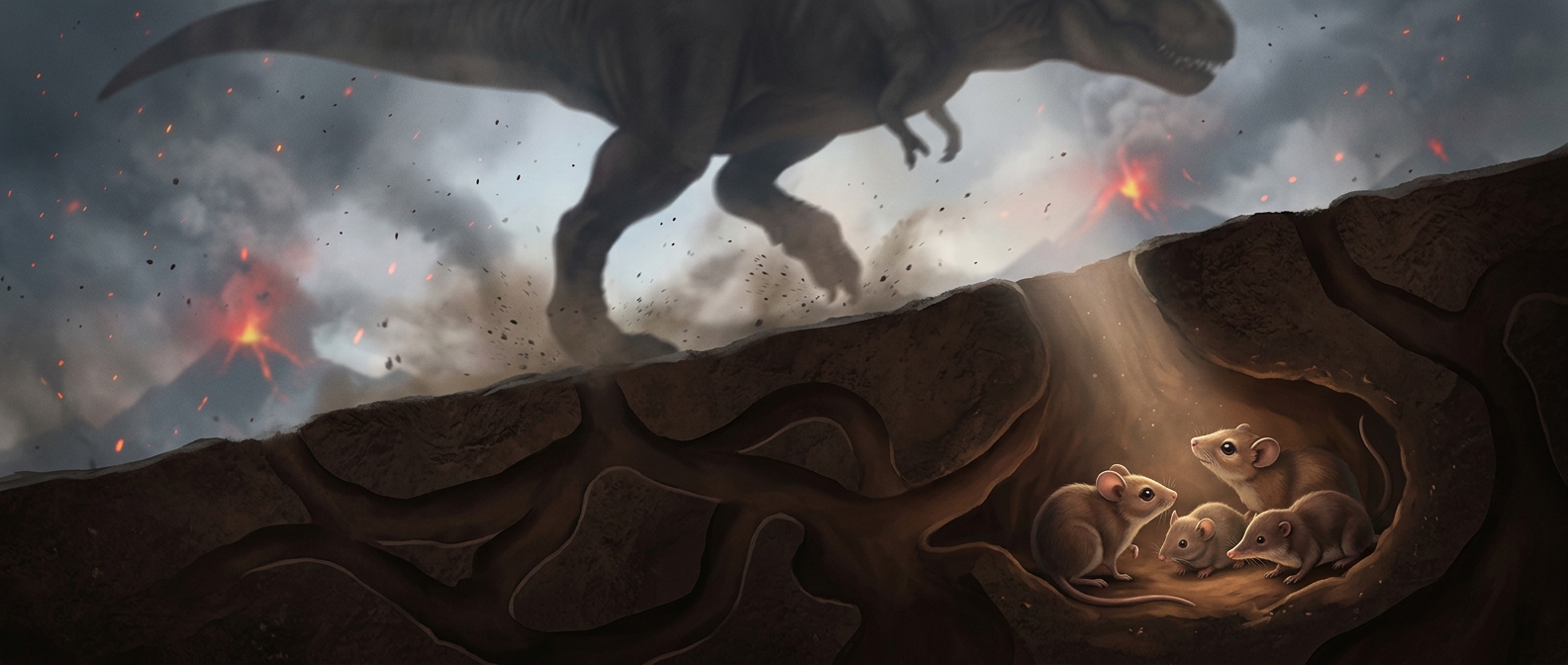 Early mammals survived dinosaurs by just staying underground