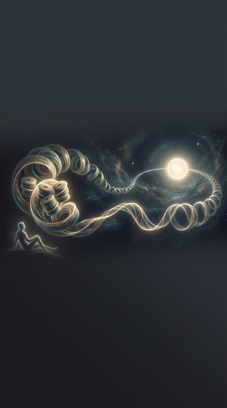 Uncoiled deoxyribonucleic acid from a single adult human body would stretch out to roughly thirty-four billion miles, which is long enough to reach from here to the sun and back…