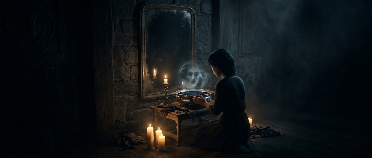 Classic childhood sleepover game Bloody Mary is actually just an ancient divination ritual known as scrying