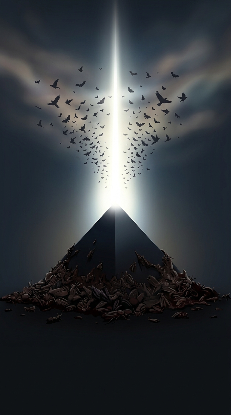 Las Vegas Strip shoots a beam of light from the Luxor pyramid so intensely bright that it can be seen from space, but its real achievement is functioning as the world's most effective bug zapper.