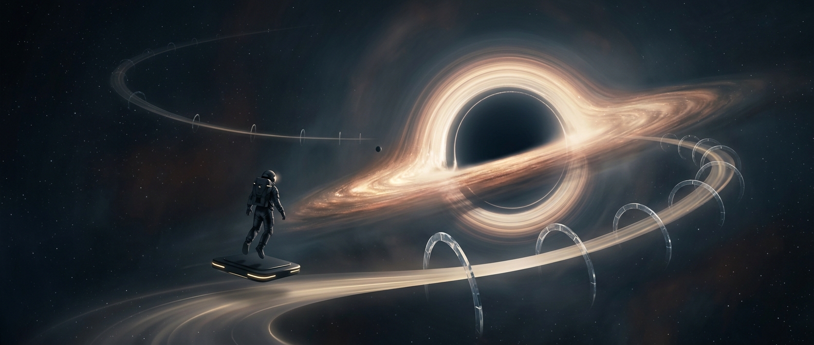 Why time runs slower near a black hole