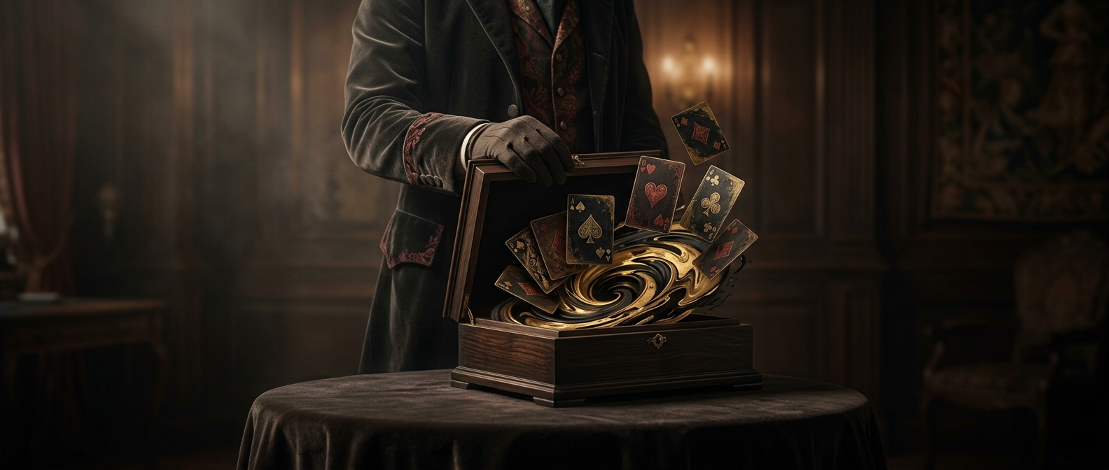 Playing cards were designed for pure gambling