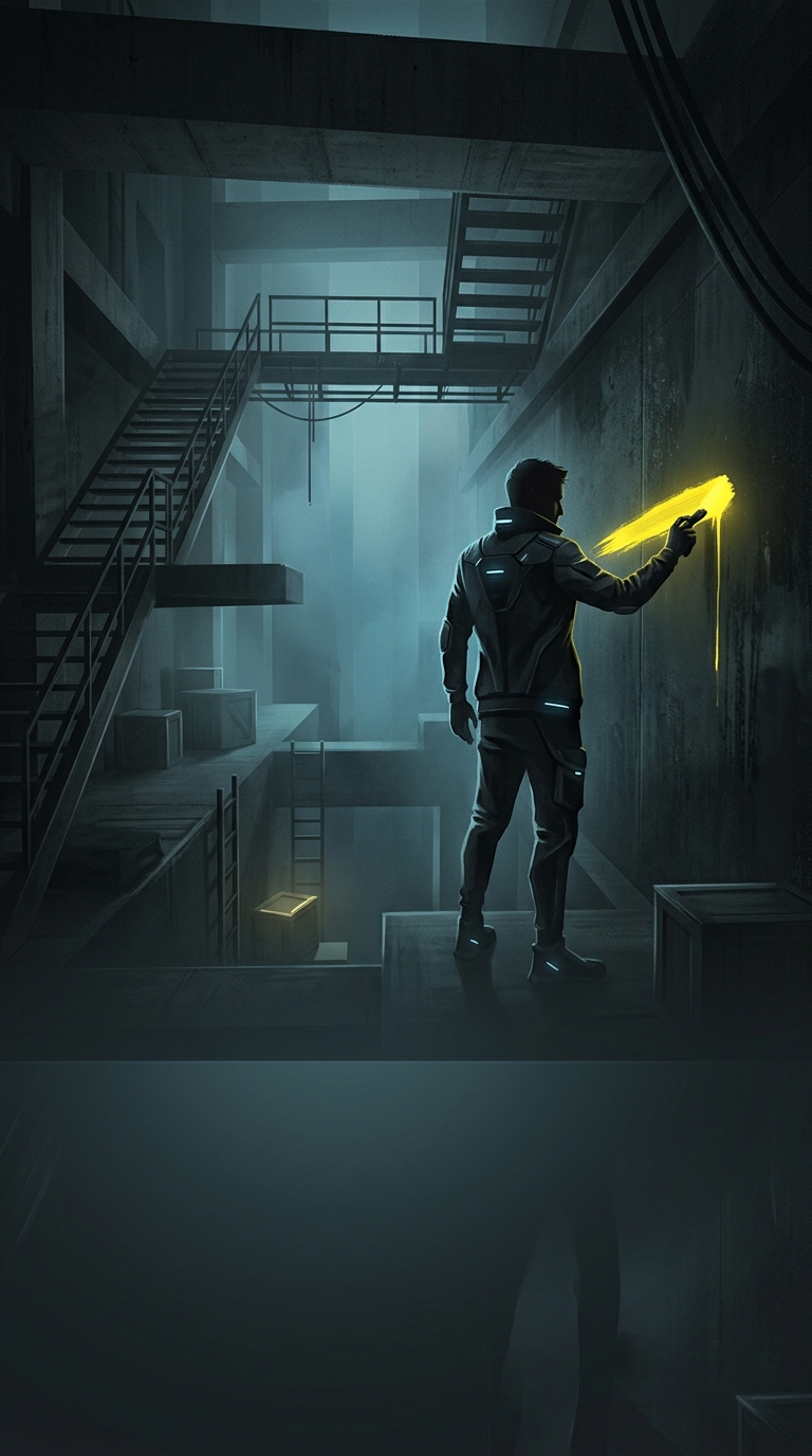 Why are random ledges, ladders, and crates in modern video games almost always splashed with yellow paint?