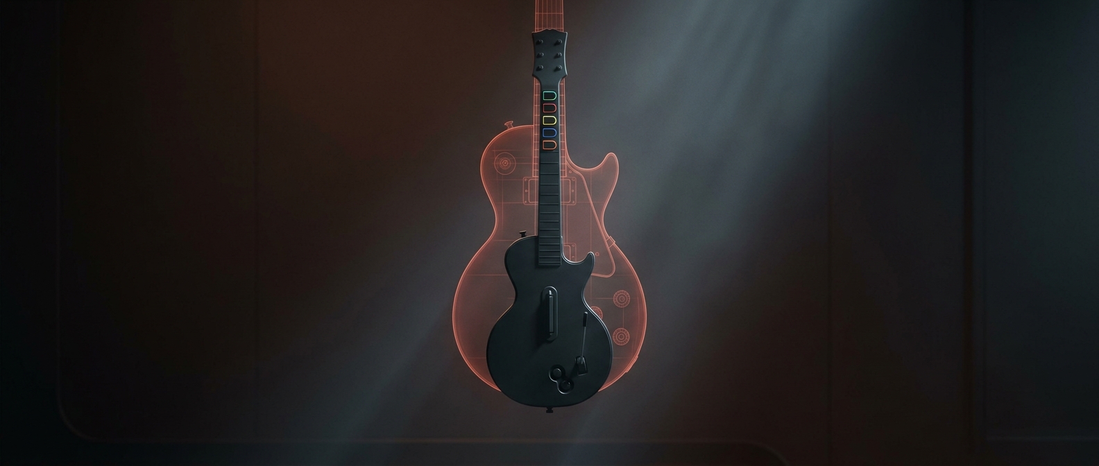 Игровые контроллеры Guitar Hero копируют модели Gibson