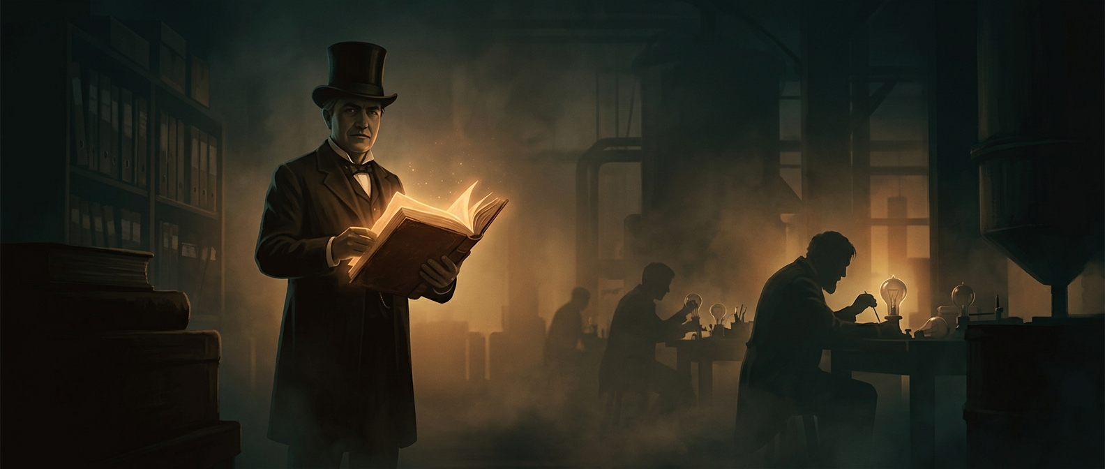 Edison didn’t invent the light bulb alone