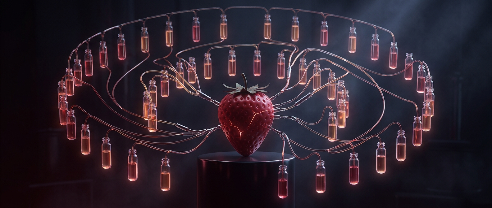 Why fake strawberry flavor takes 40 compounds