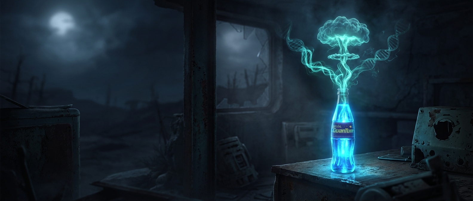 Почему газировка в Fallout светится
