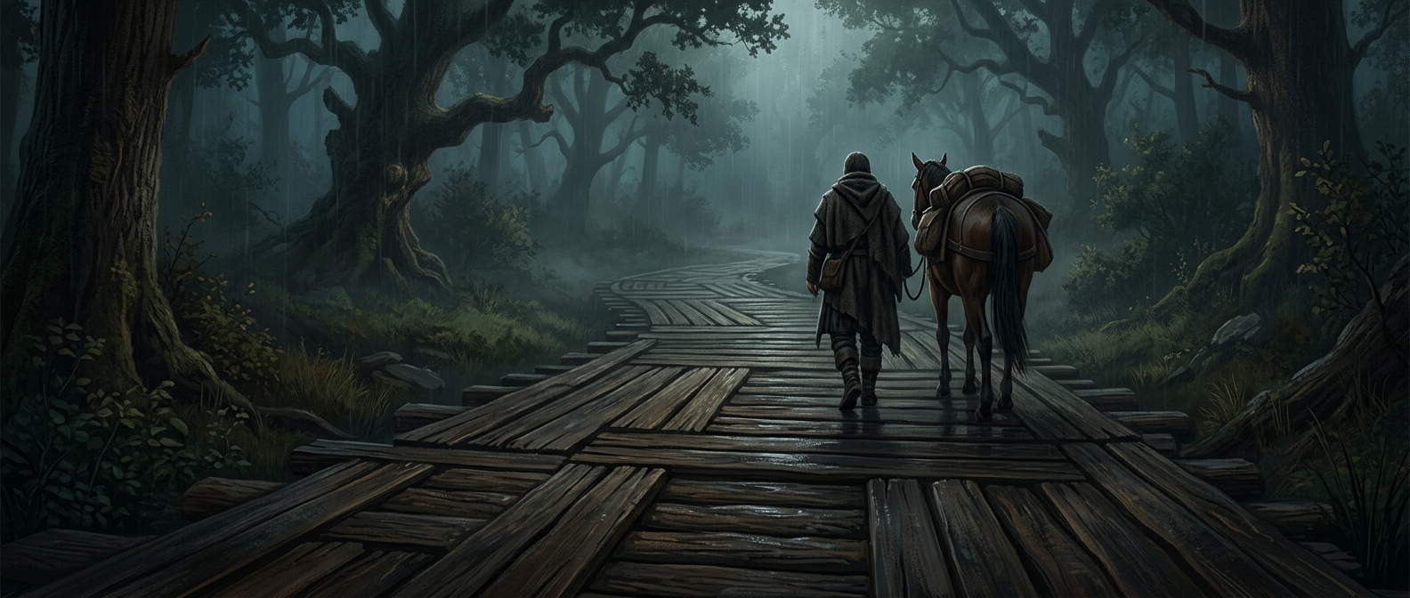Europe's first paved roads were made of wood