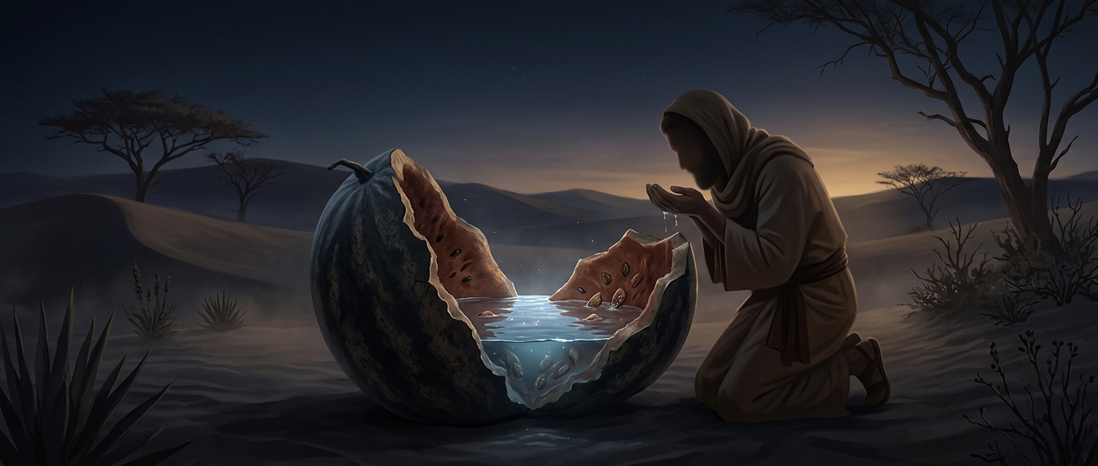 Watermelons were once bitter desert water stores