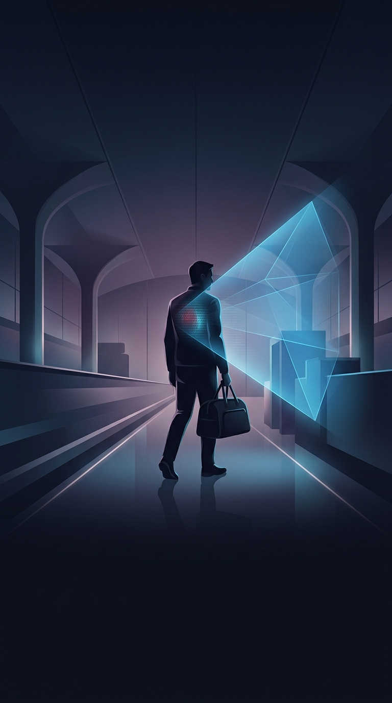 What highly counterintuitive behavior are airport security profilers actively trained to look for in smugglers?