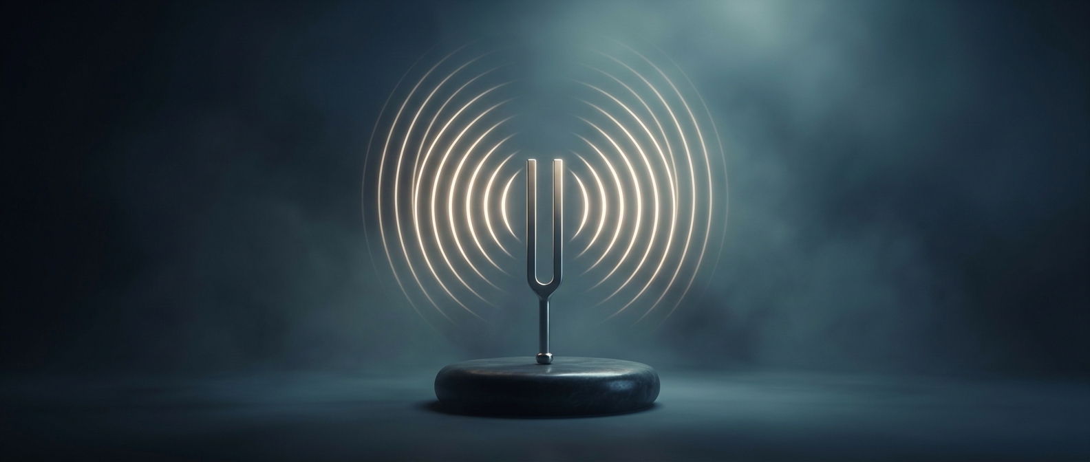 Tuning forks vibrate at exactly one isolated pure frequency