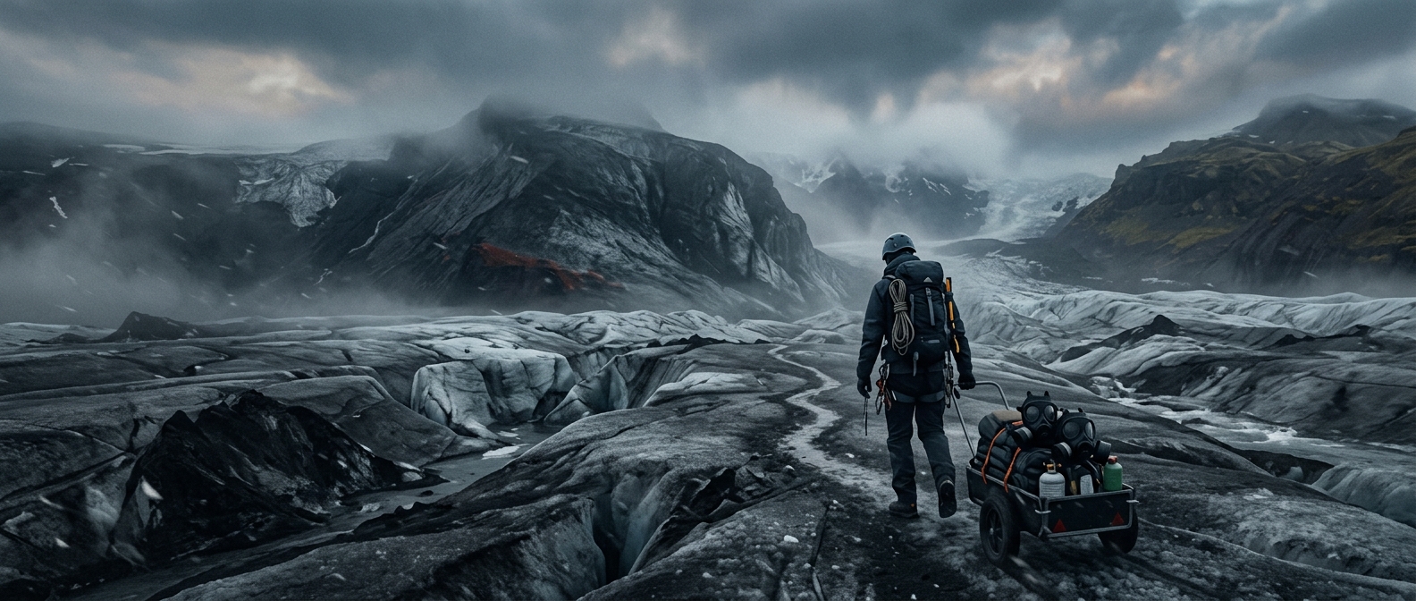 Why Katla glacier trekkers need gas masks