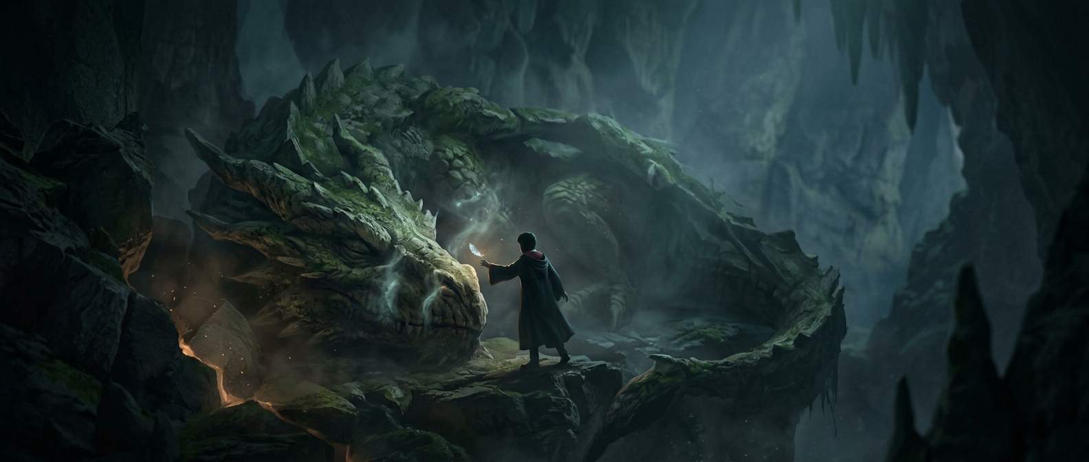 Hogwarts' motto is a warning about sleeping dragons