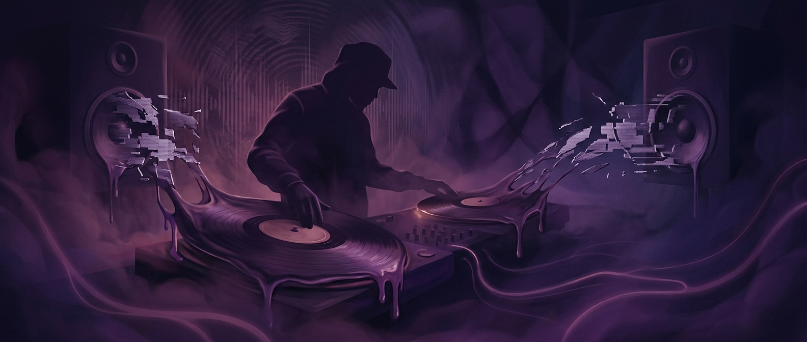 Chopped and screwed music slows tracks to a narcotic pace
