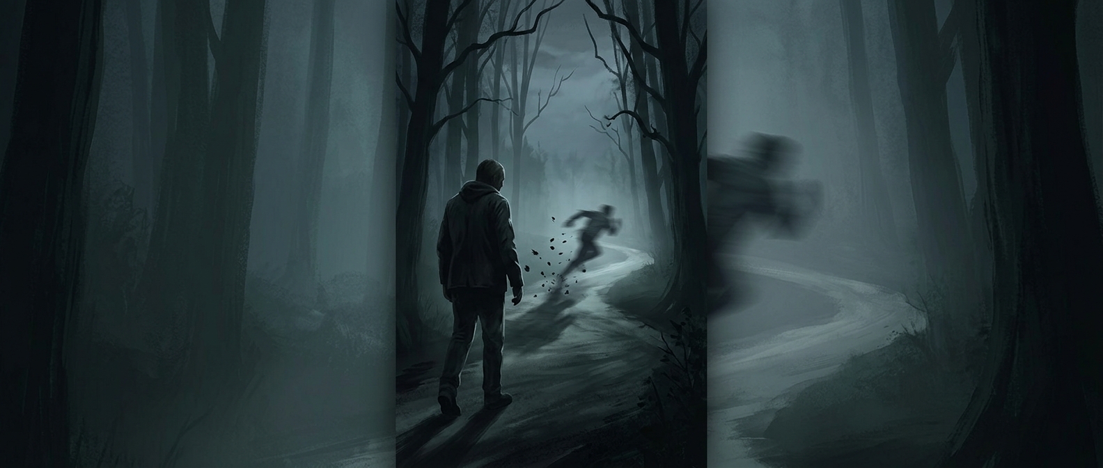 Slasher villains walk slowly but always catch sprinters