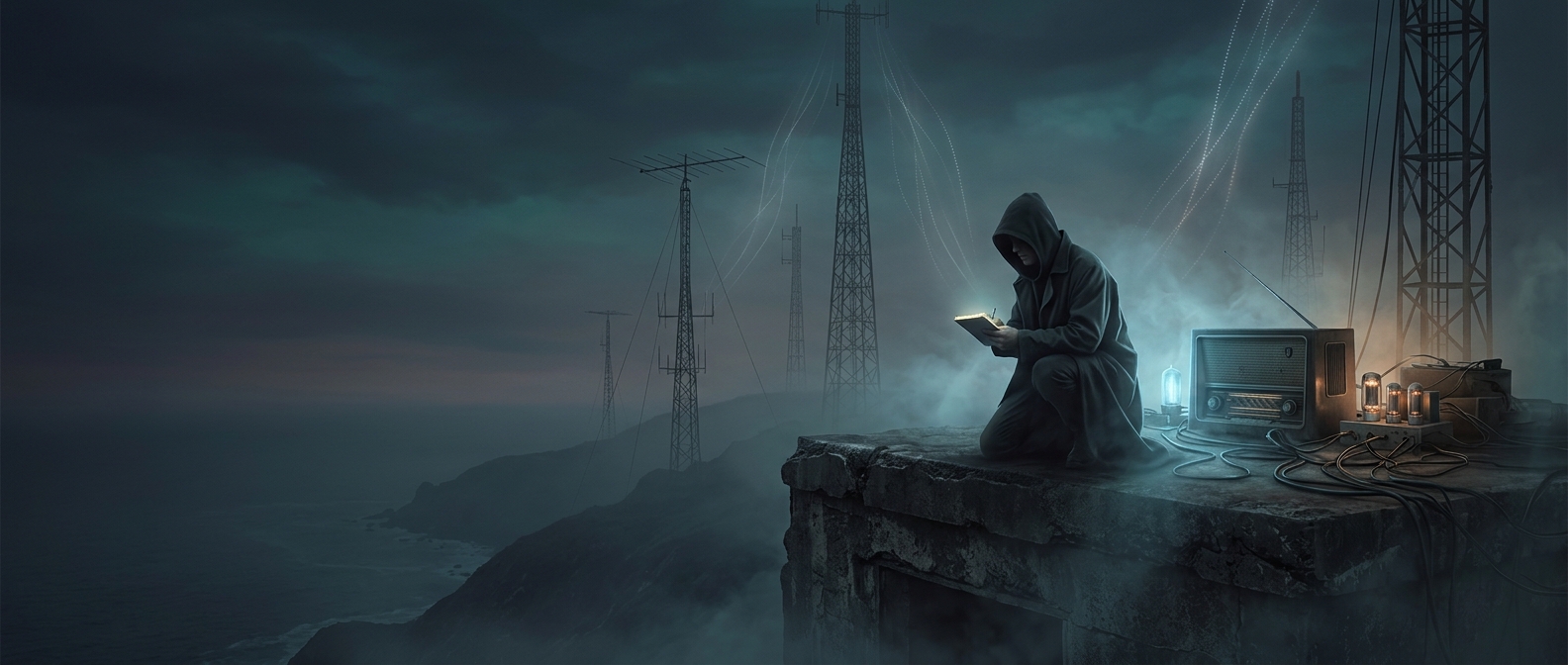 Numbers stations broadcast cryptic numerical sequences