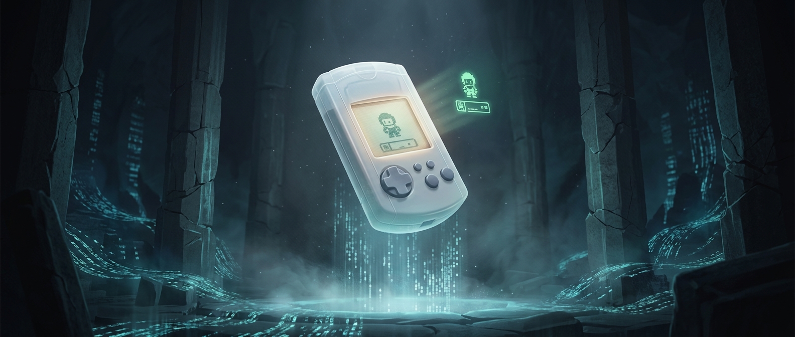 The Dreamcast memory card had its own screen