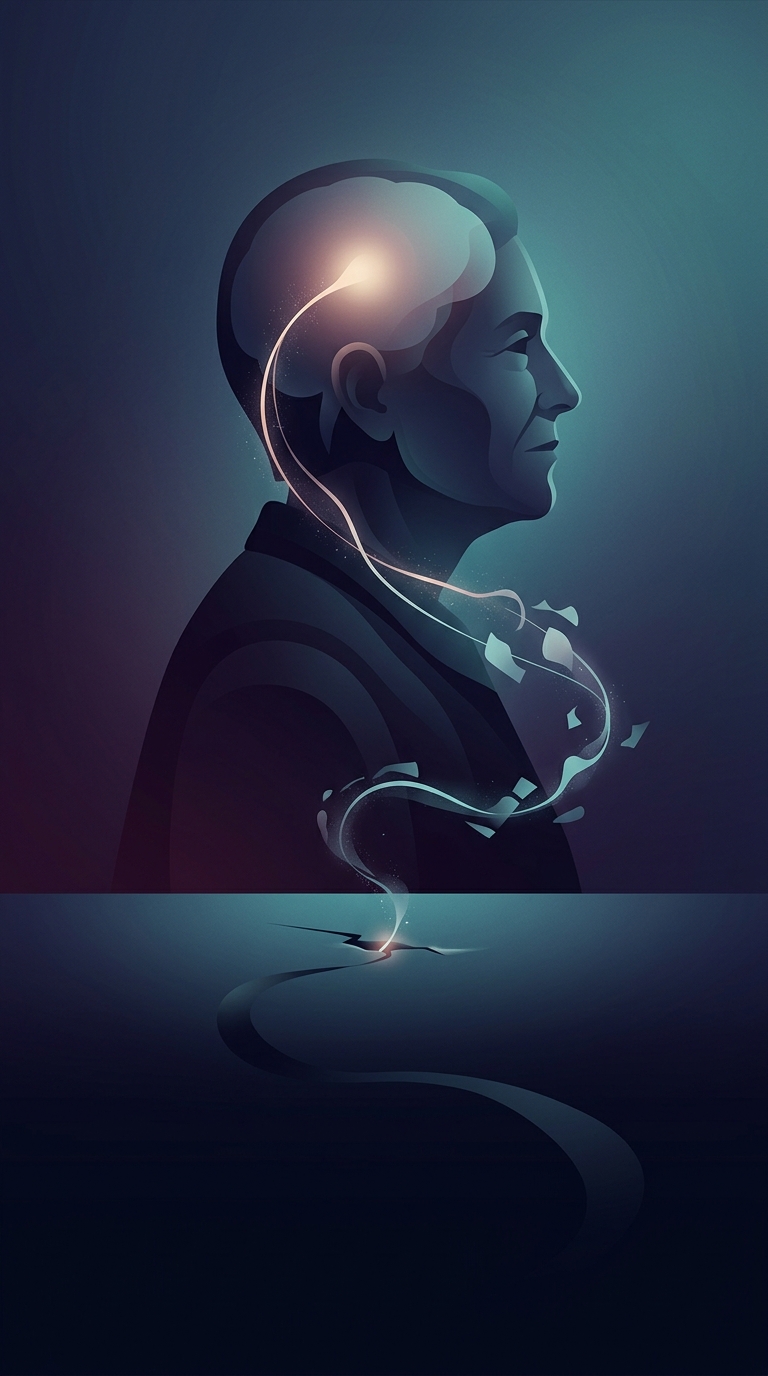 What entirely painless physical change is currently one of the strongest early warning signs of dementia?