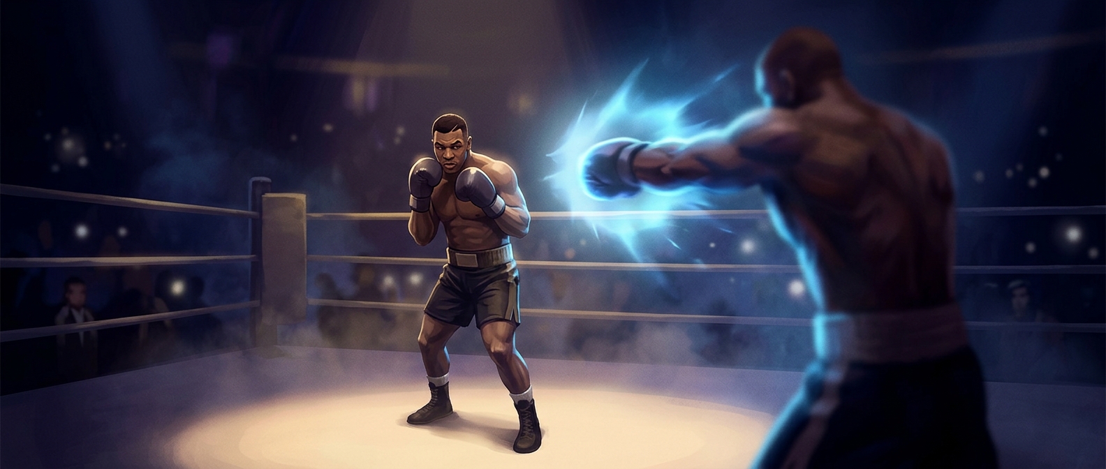 A tiny camera flash reveals when to punch in Punch-Out