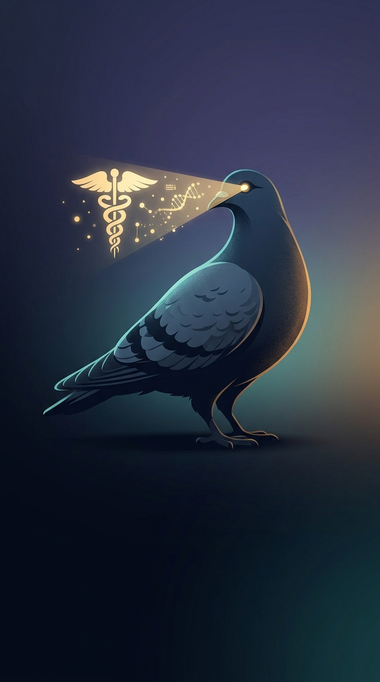 In a wild medical experiment, scientists successfully trained common street pigeons to do what?