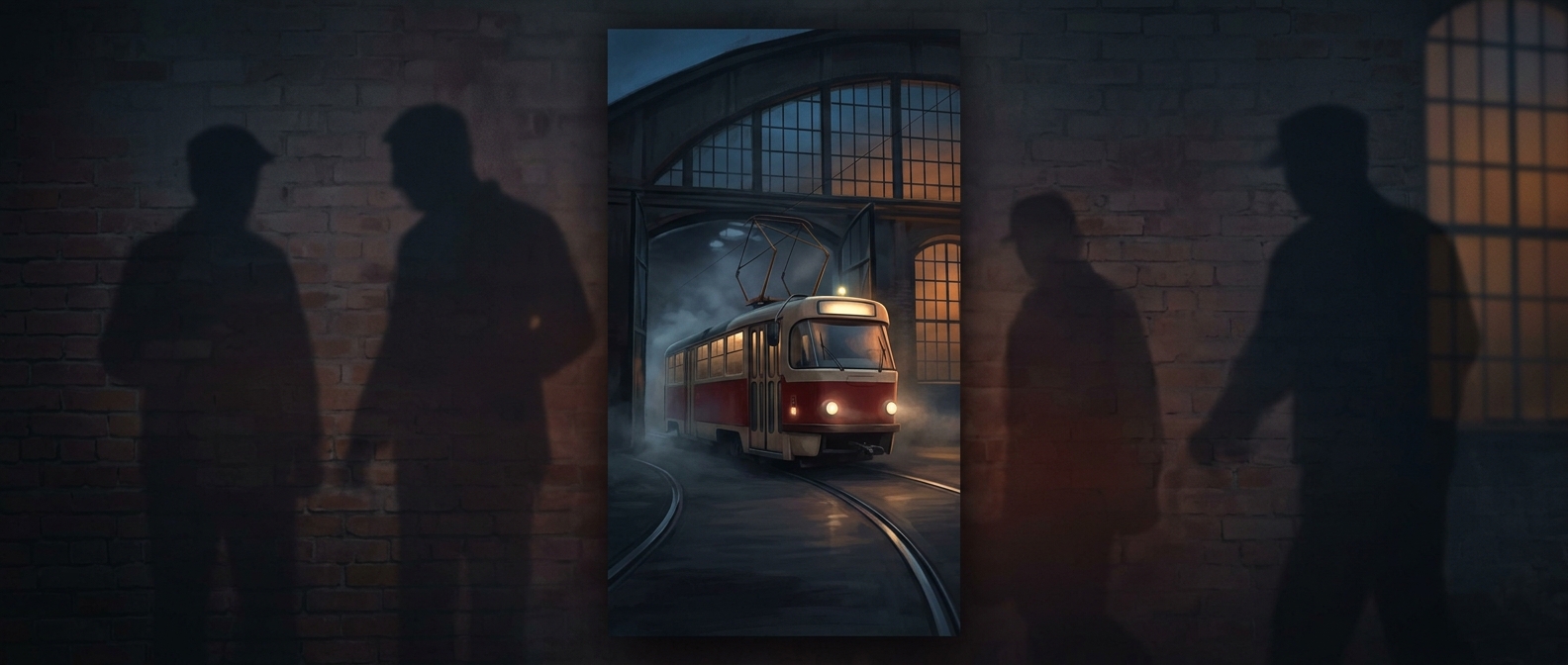 Prague Stresovice depot preserves communist streetcars
