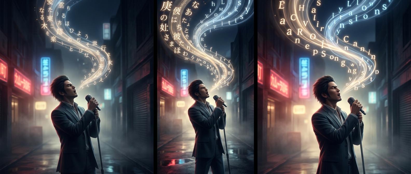 Yakuza karaoke lyrics were translated to rhyme