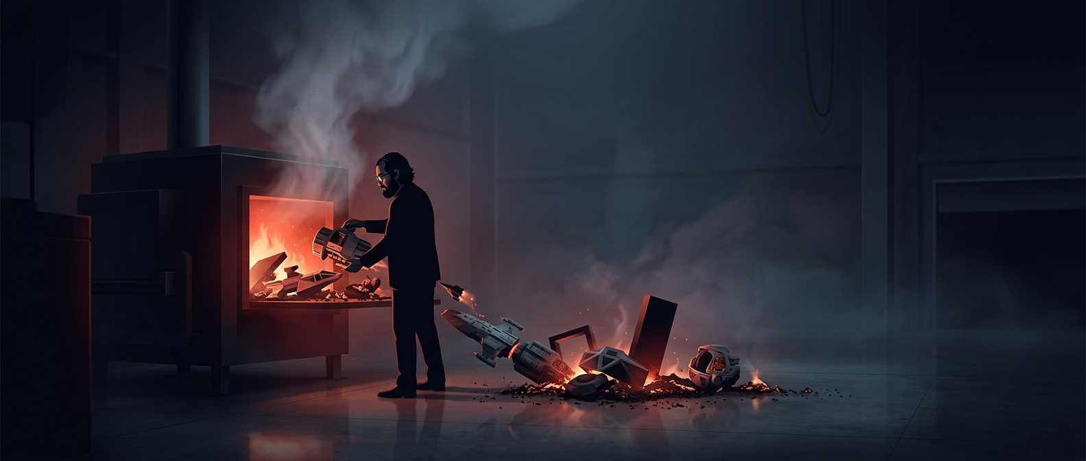 Kubrick destroyed 2001's sets to stop reuse